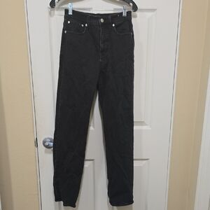 Madewell 90s Straight Black Jeans
